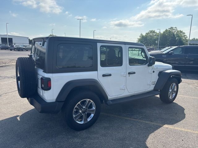 Used 2020 White Jeep Unlimited Sport S image 4