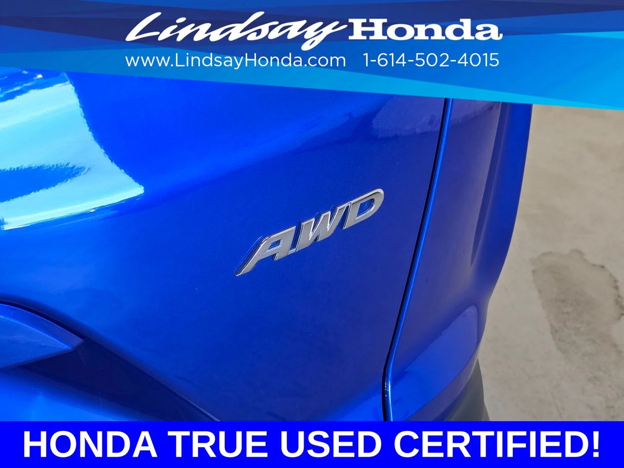 Certified Used 2020 Aegean Blue Metallic Honda EX-L image 7
