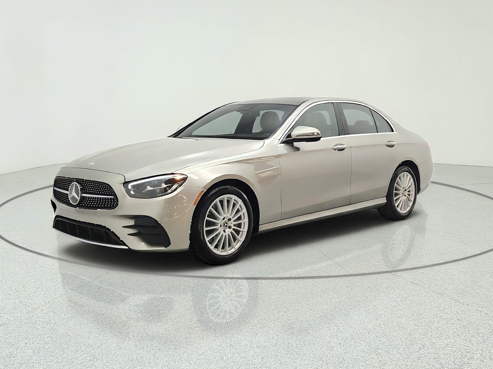 Certified Used 2023 Mojave Silver Metallic Mercedes-Benz E 350 RWD Sedan image 1