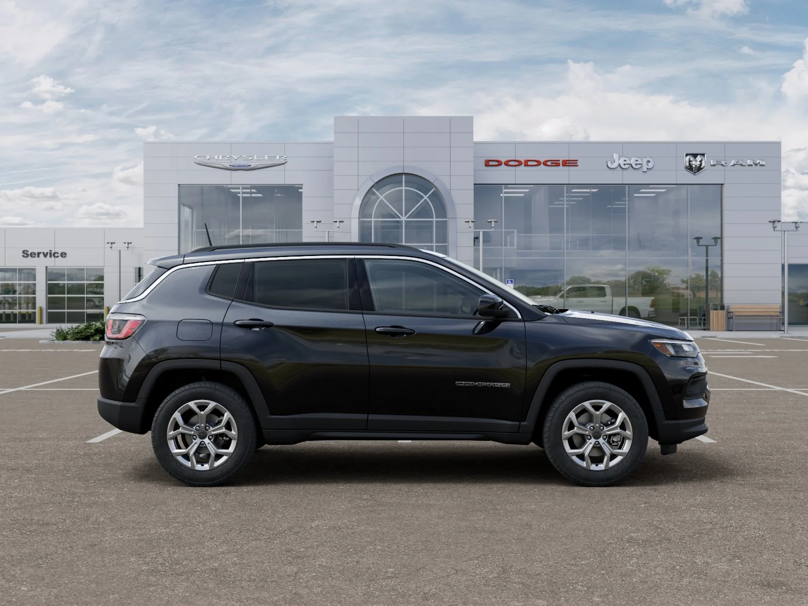 New 2026 Diamond Black Crystal Pearlcoat Jeep Latitude image 55