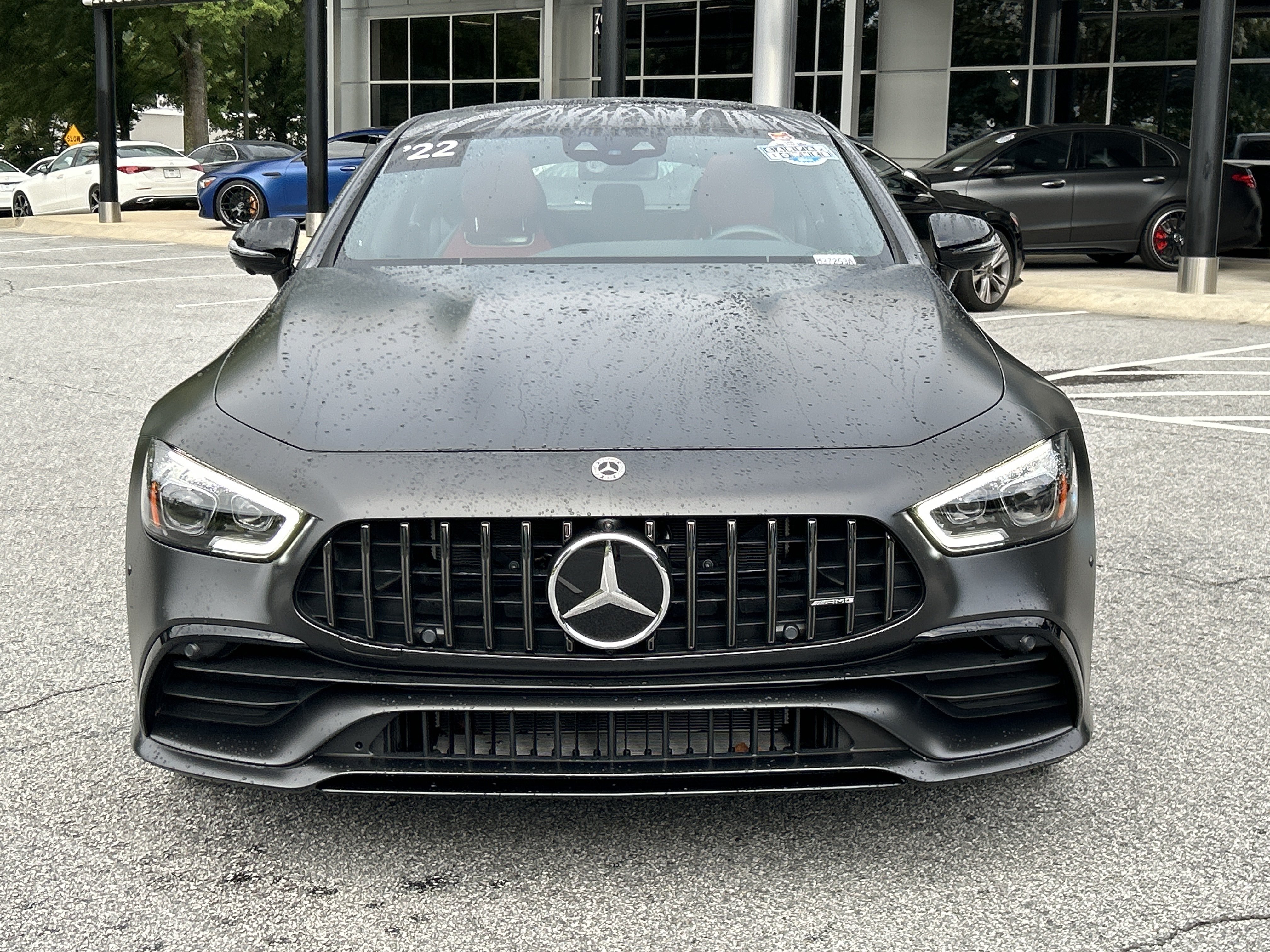 Certified Used 2022 MANUFAKTUR Graphite Grey Magno Mercedes-Benz AMG® GT 53 4-Door Coupe image 3
