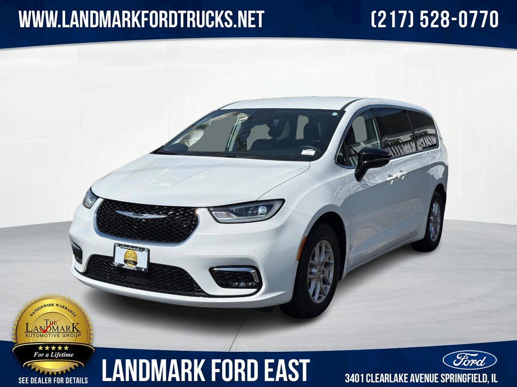 Used 2024 Bright White Clearcoat Chrysler Touring L FWD image 1