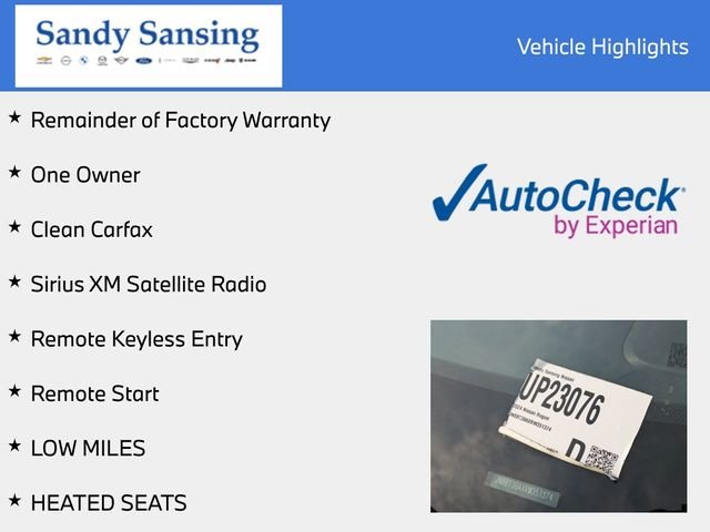 Used 2024 Black Nissan SV image 7