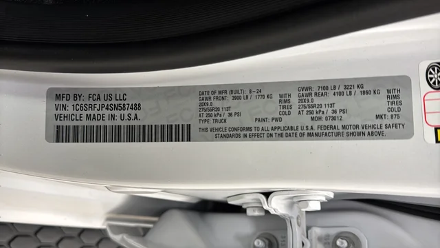 Used 2025 Ivory White Ram Laramie image 30