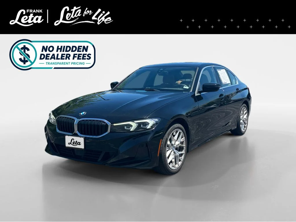 Used 2025 Jet Black BMW 330i xDrive image 1