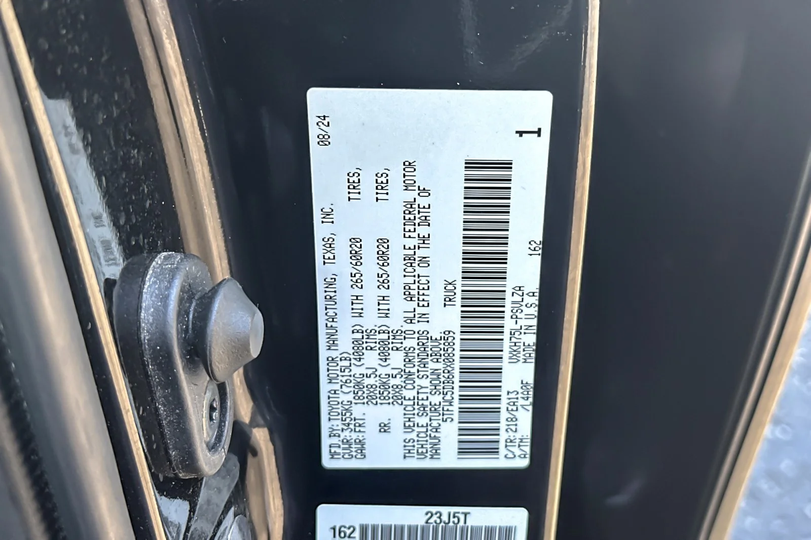 Used 2024 MIDNIGHT BLACK Toyota Limited Hybrid image 26