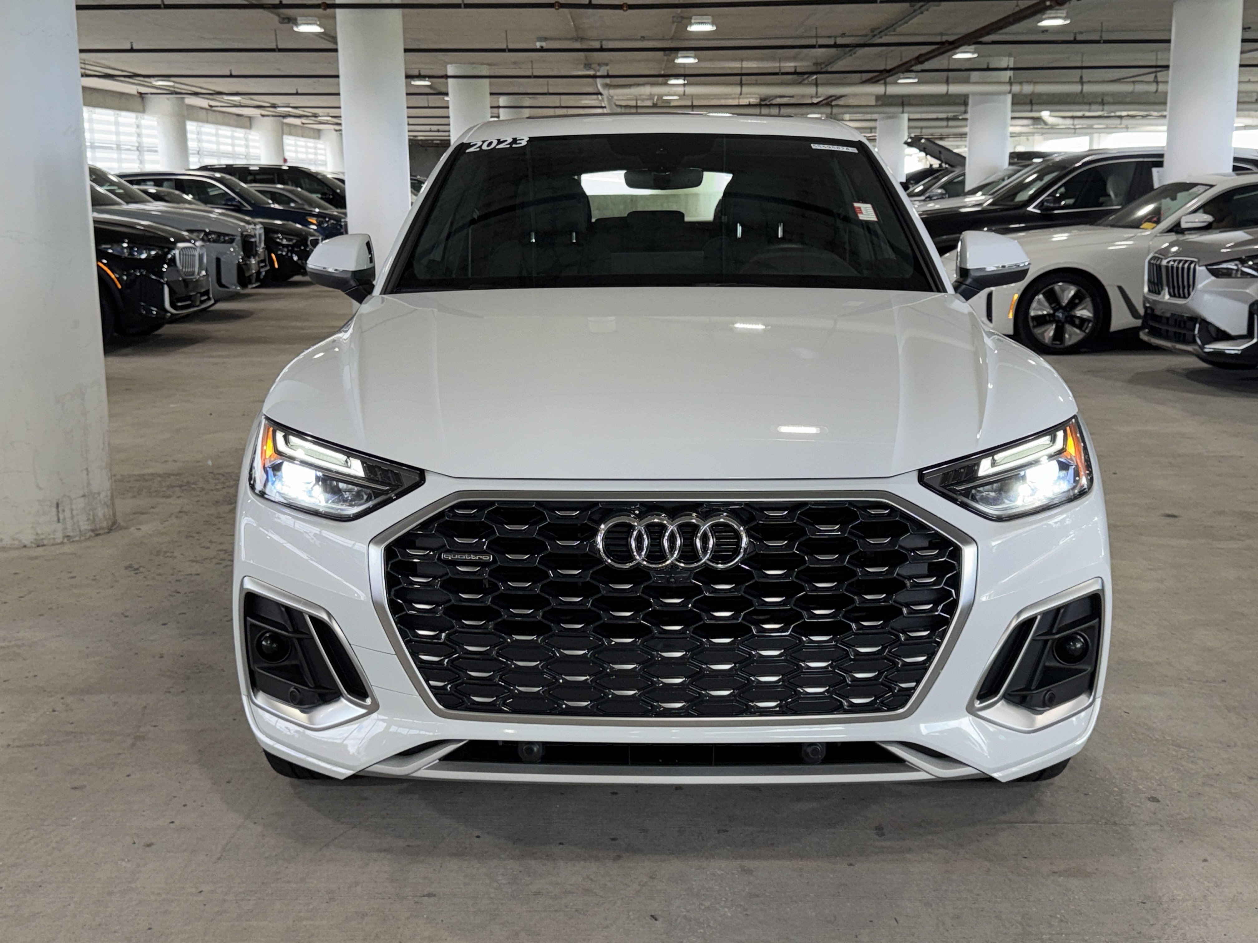 Used 2023 Glacier White Metallic Audi S line Premium Plus image 3