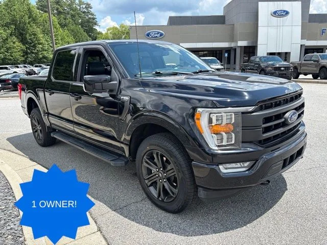 Used 2022 Agate Black Metallic Ford Lariat image 2