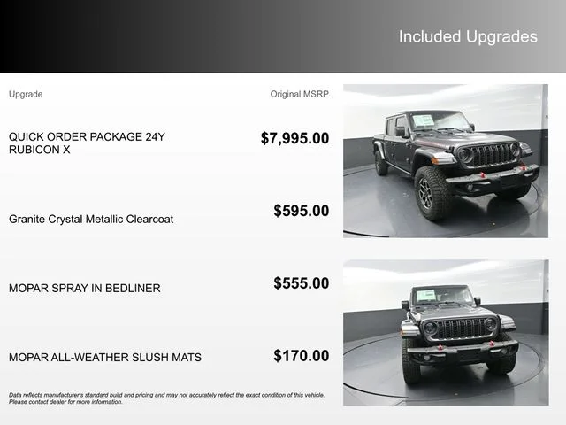 New 2026 Granite Crystal Metallic Clear-Coat Exterior Paint Jeep Rubicon X image 4