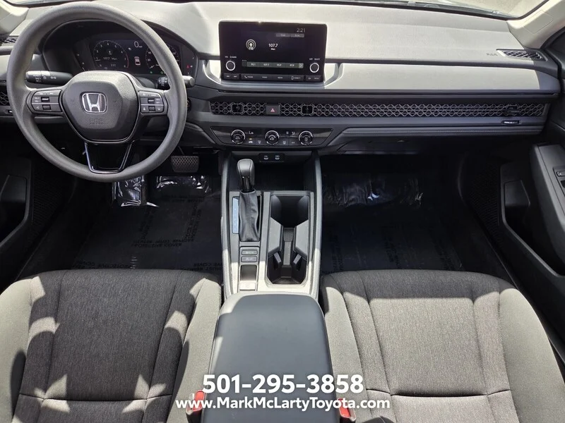 Used 2025 Crystal Black Pearl Honda LX CVT image 12