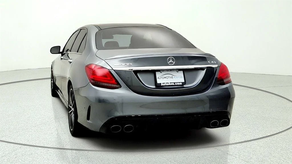 Used 2020 Selenite Grey Metallic Mercedes-Benz AMG® C 43 4MATIC Sedan w/ Perf. Exhaust, Pano Roof & Carbon Trim image 6