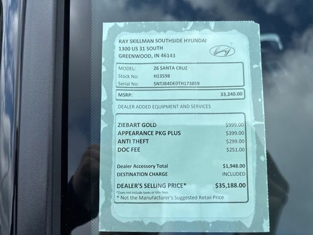 New 2026 Phantom Black Hyundai SEL image 2