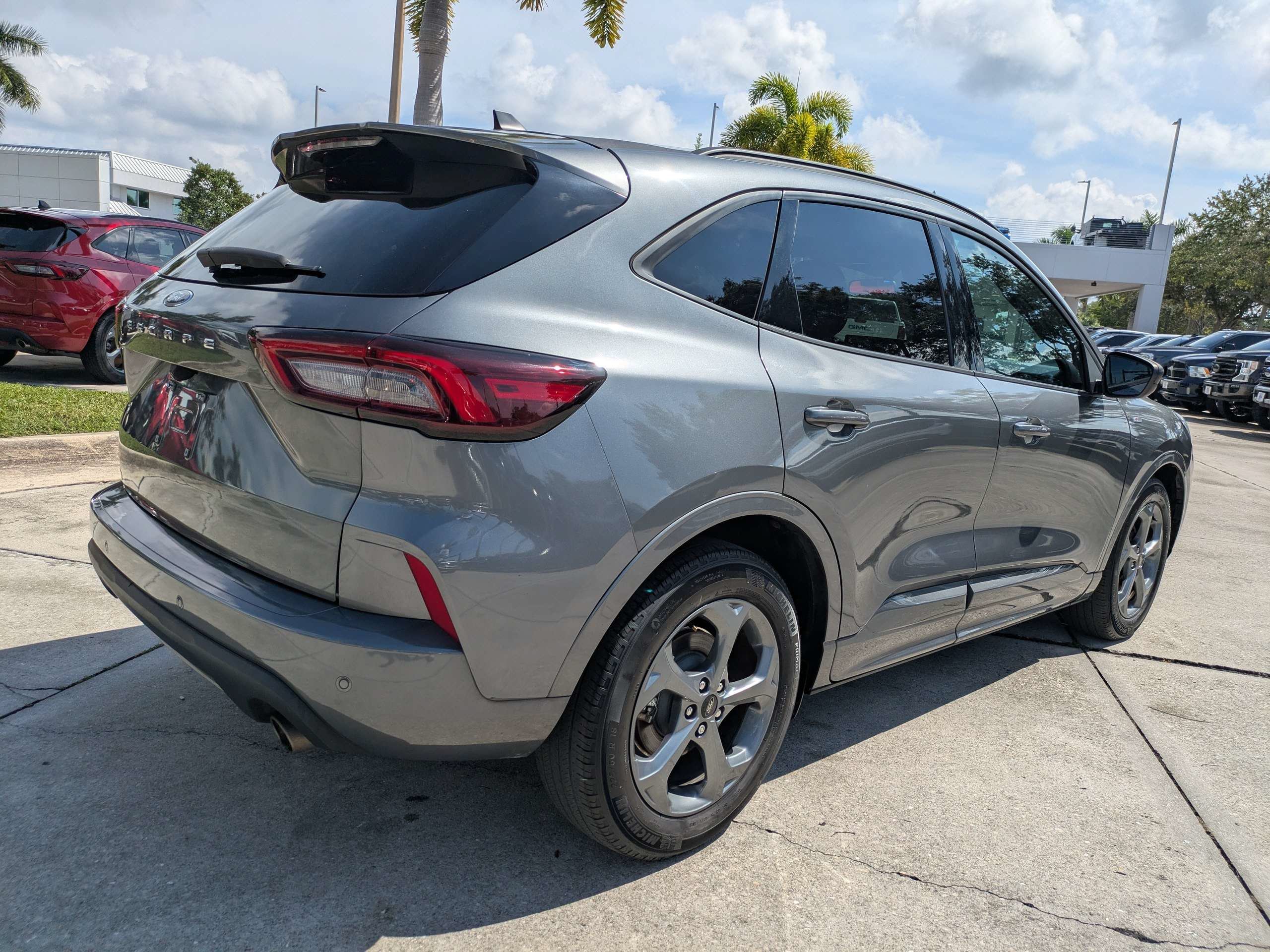 Used 2023 Carbonized Gray Metallic Ford ST-Line image 3