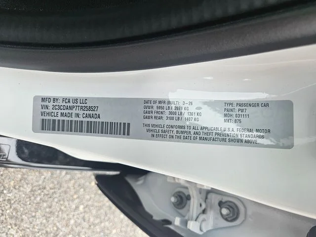 New 2026 White Knuckle Exterior Paint Dodge R/T image 30