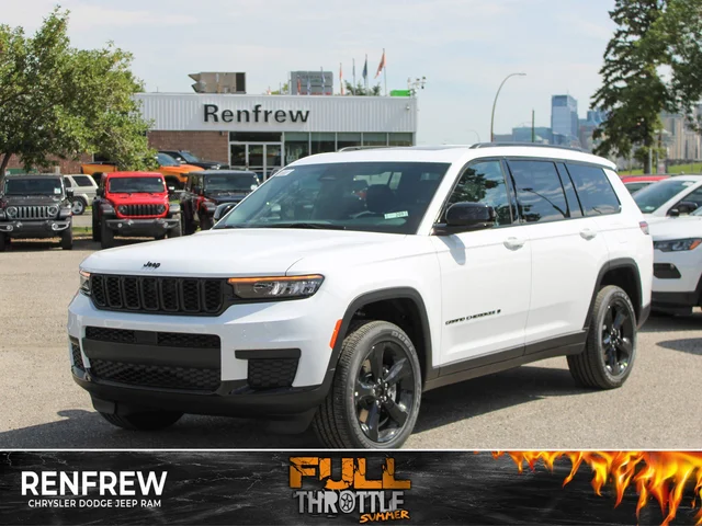 2025 Jeep Grand Cherokee L Altitude* 4x4, Sunroof, Heated Leather, Wireless Charging Pad