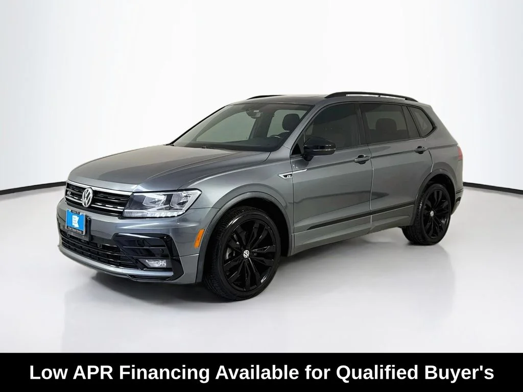 Used 2021 Platinum Gray Metallic Volkswagen 2.0T SE R-Line Black image 3