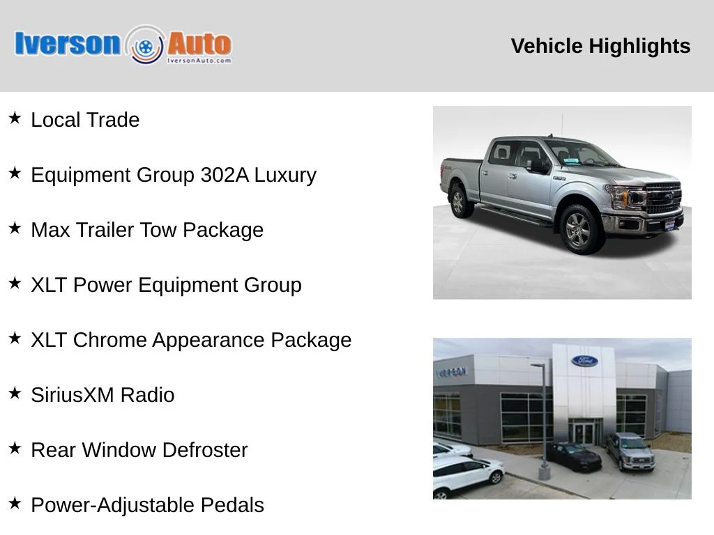 Used 2020 Silver Ford XLT image 2