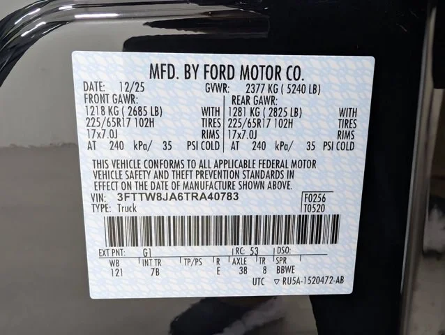 New 2026 Shadow Black Ford XLT image 21