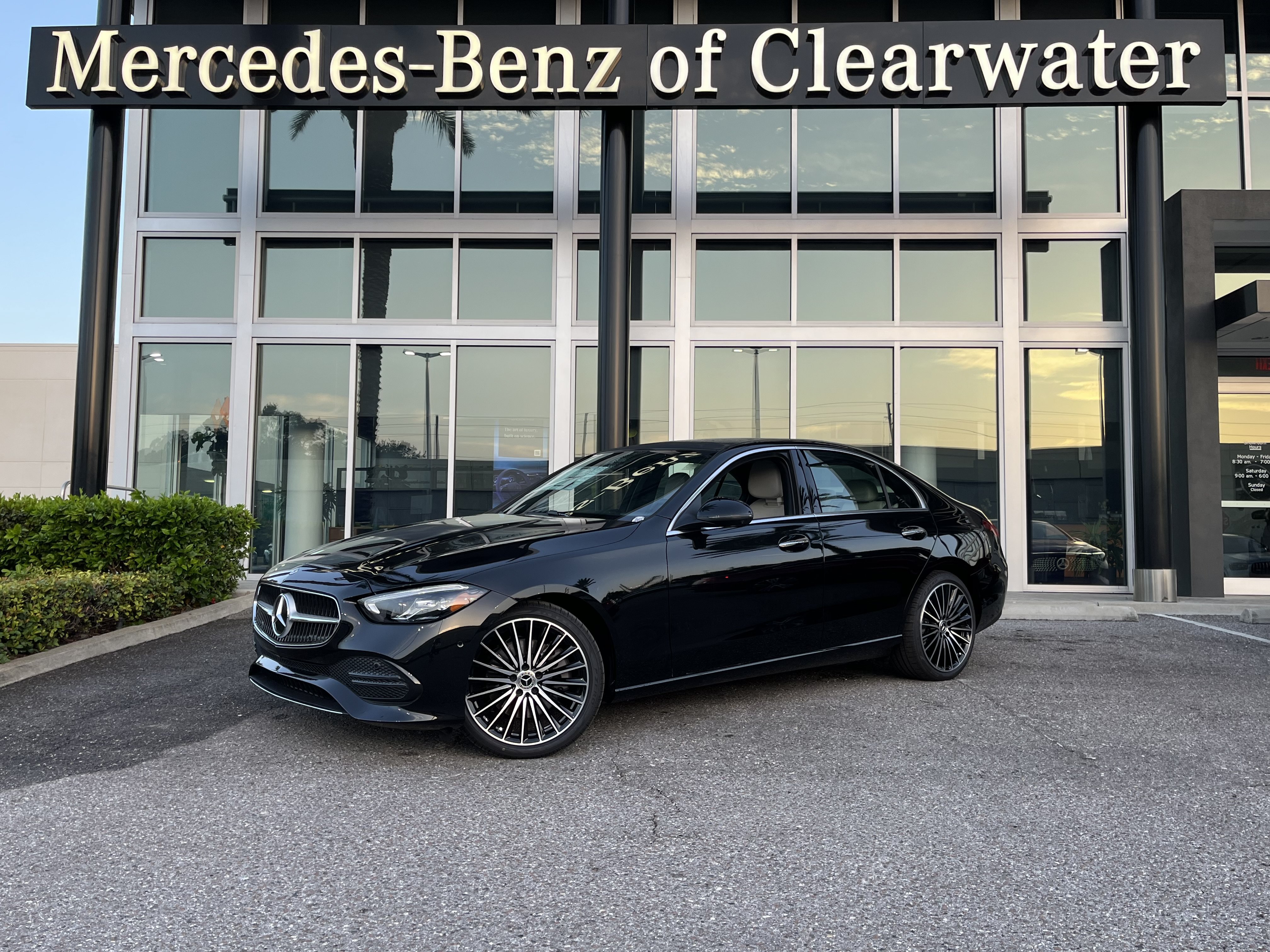New 2026 Obsidian Black Metallic Mercedes-Benz C 300 image 1