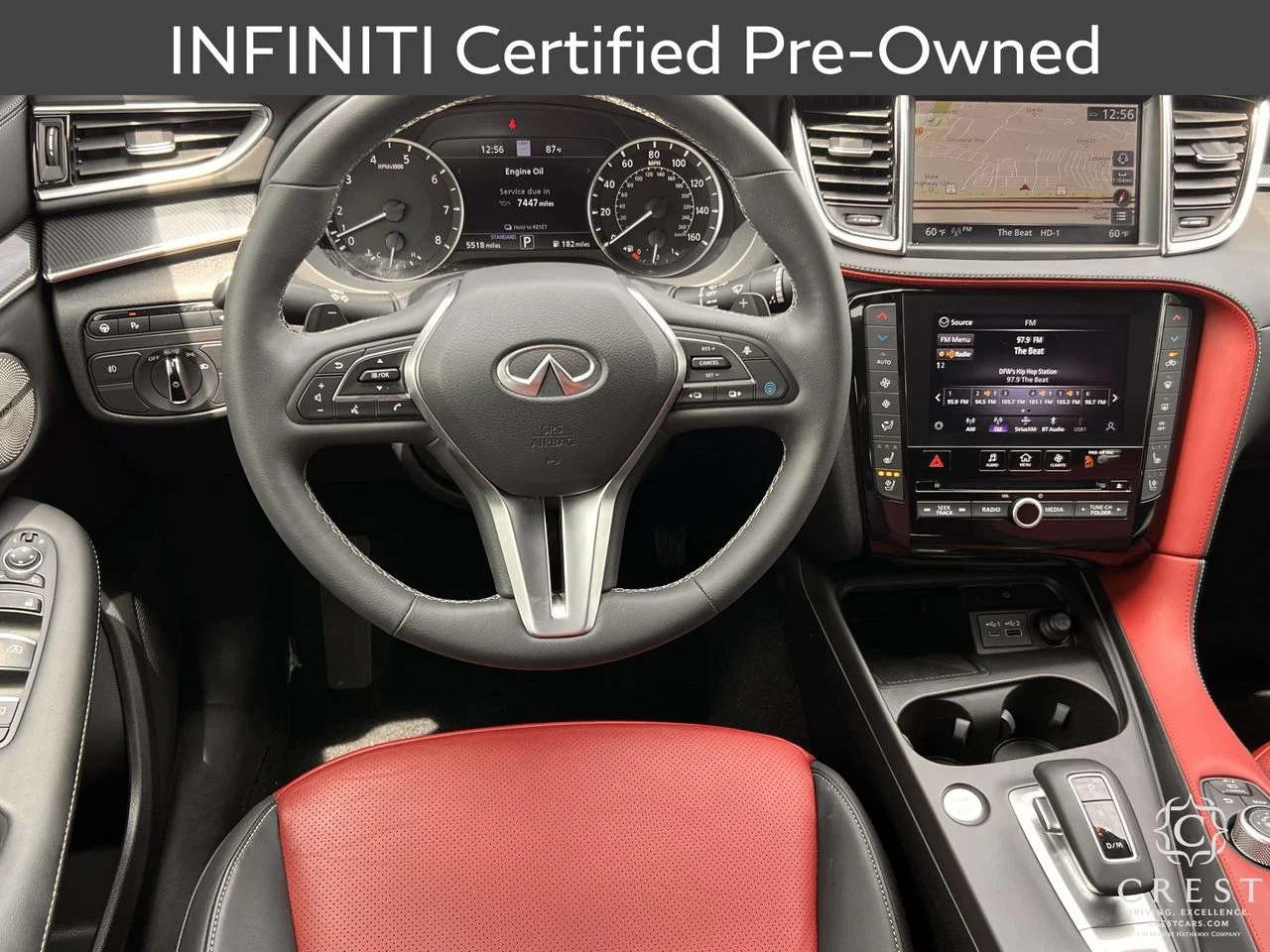 Certified Used 2025 Radiant White INFINITI SPORT image 7