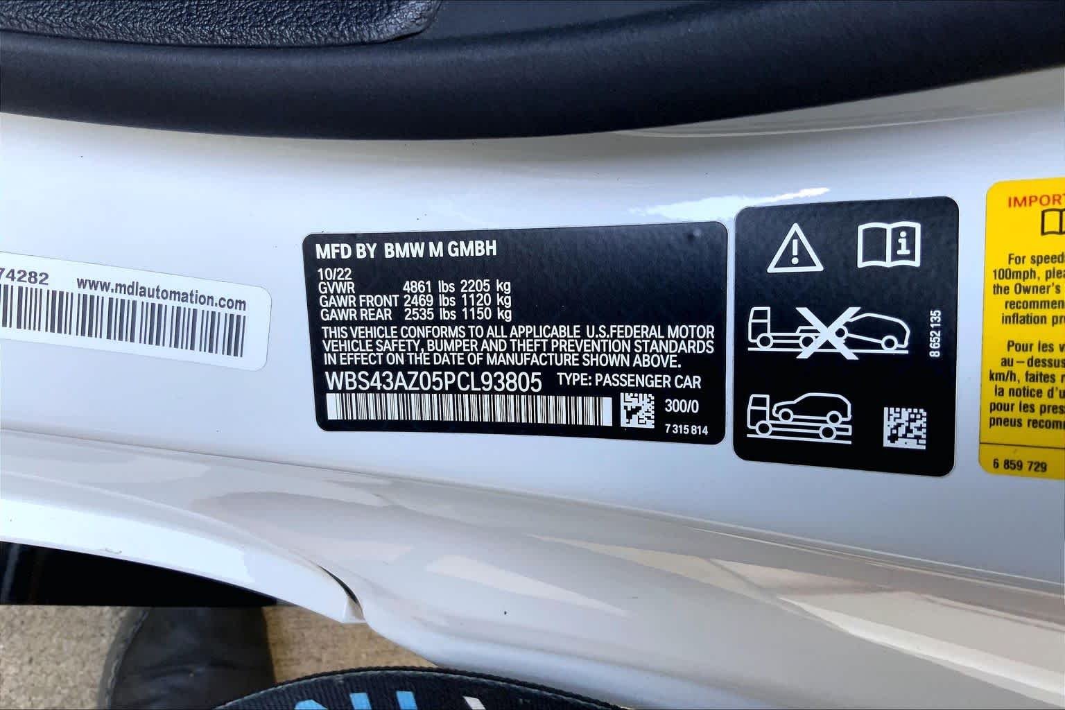 Certified Used 2023 Alpine White BMW Competition xDrive image 35