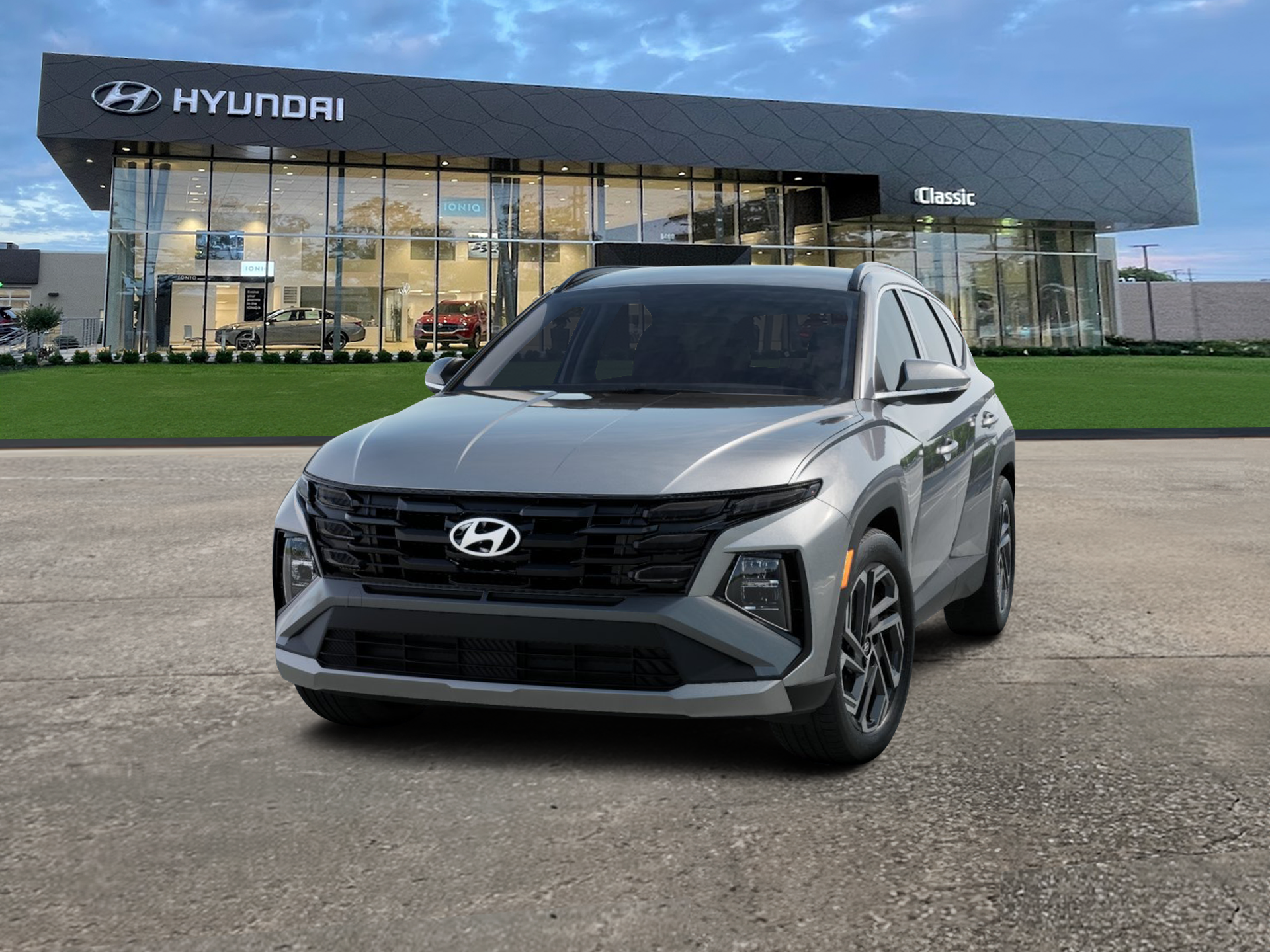 New 2026 Shimmering Silver Metallic Hyundai SEL Plus image 1