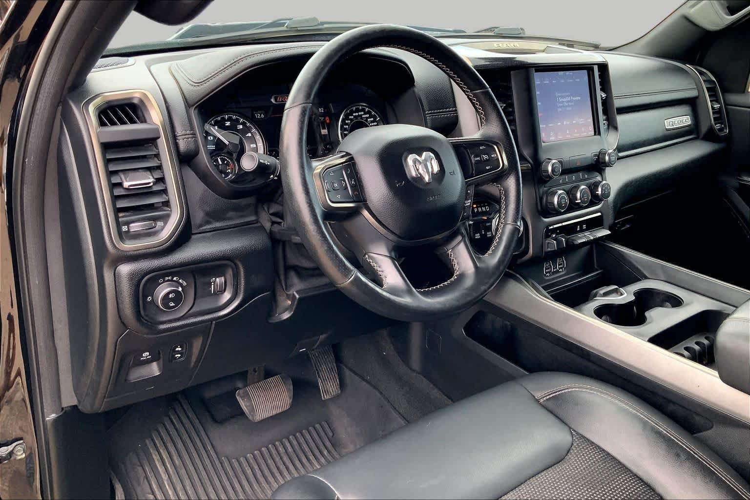 Used 2020 Diamond Black Crystal Pearlcoat Ram Rebel image 18