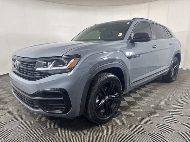 Used 2022 Pure Gray Volkswagen 2.0T SEL R-Line Black image 8
