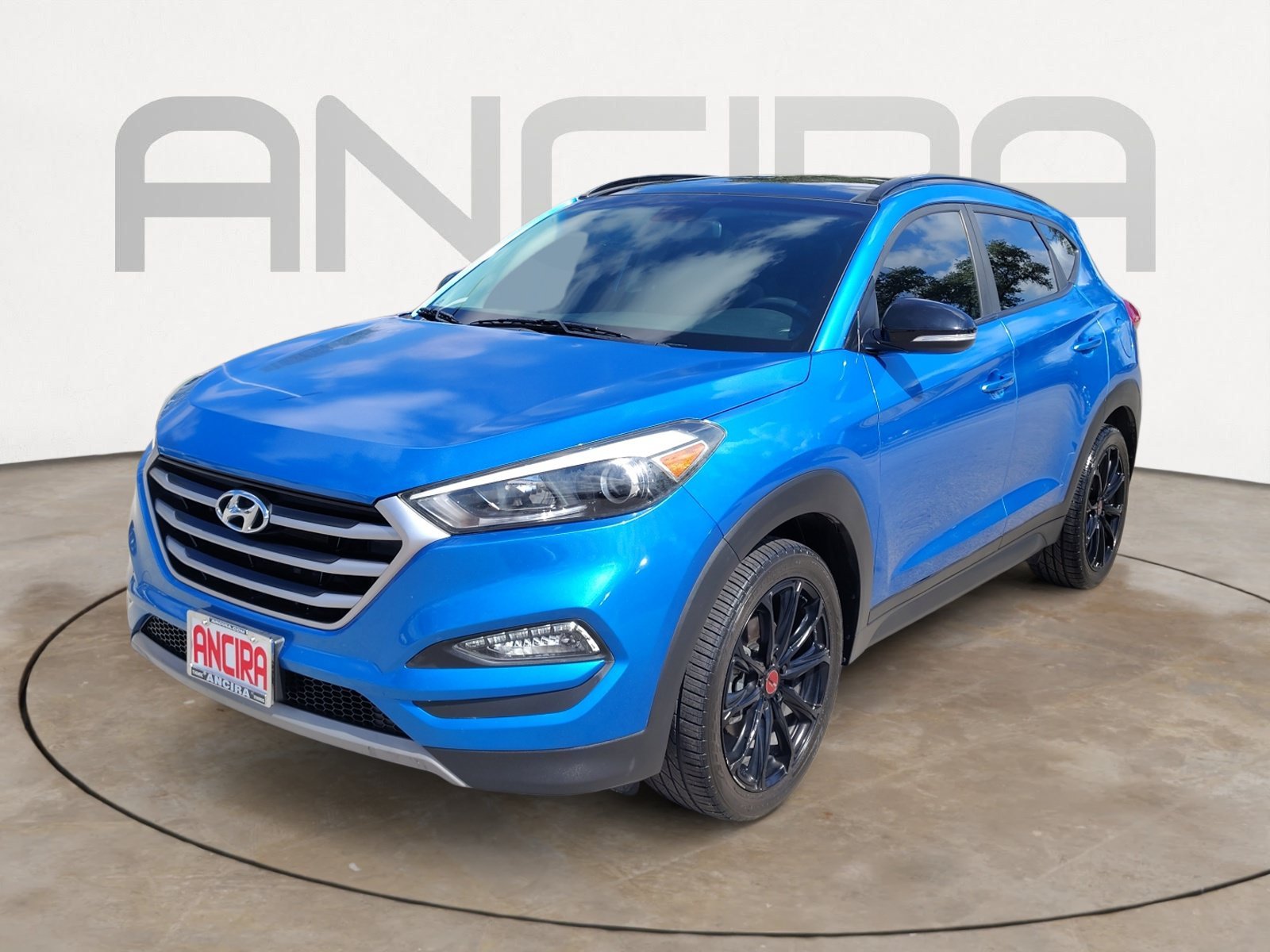Used 2017 Caribbean Blue Hyundai Night image 6
