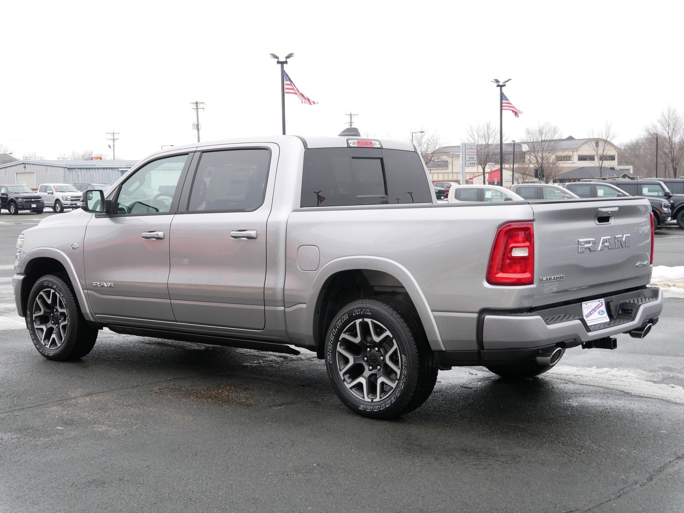 New 2026 Billet Silver Metallic Clear-Coat Exterior Paint RAM Laramie image 6
