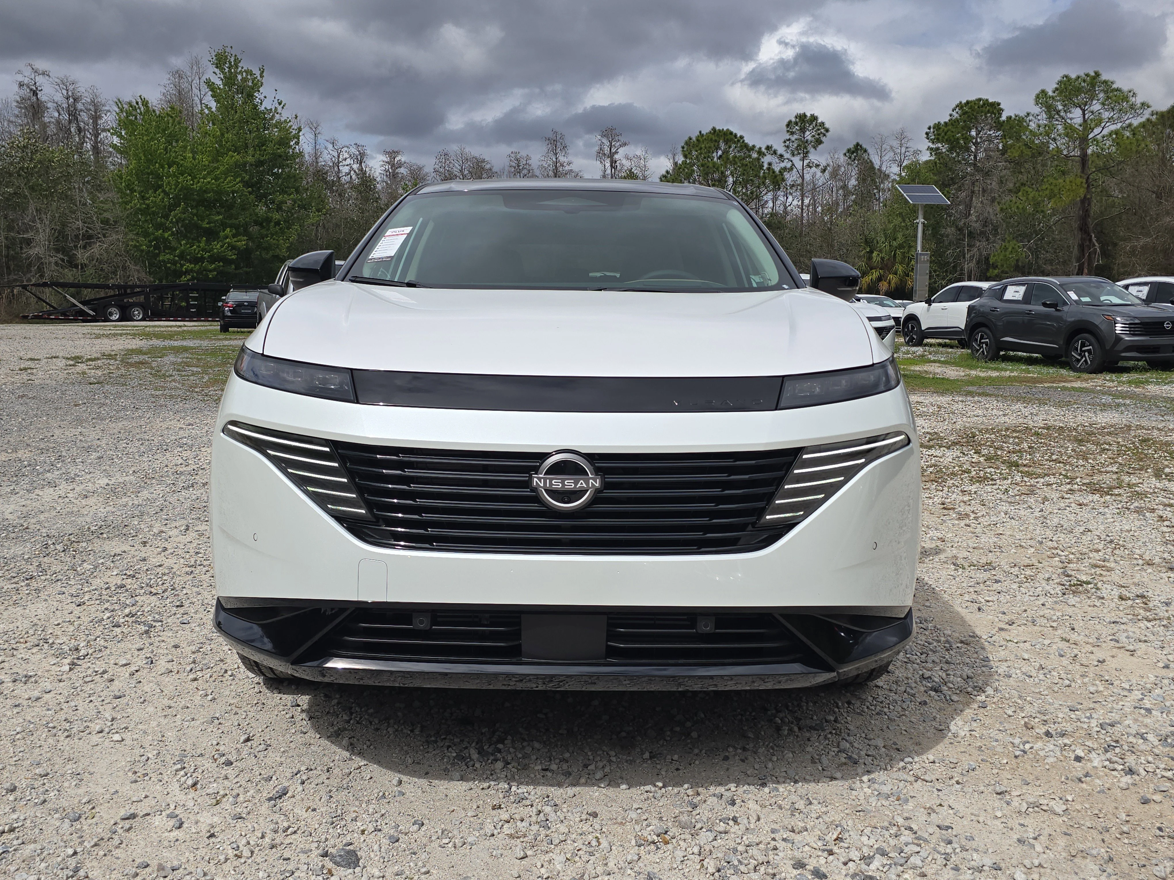 New 2026 Everest White Pearl TriCoat / Super Black Two-tone Nissan Platinum image 3