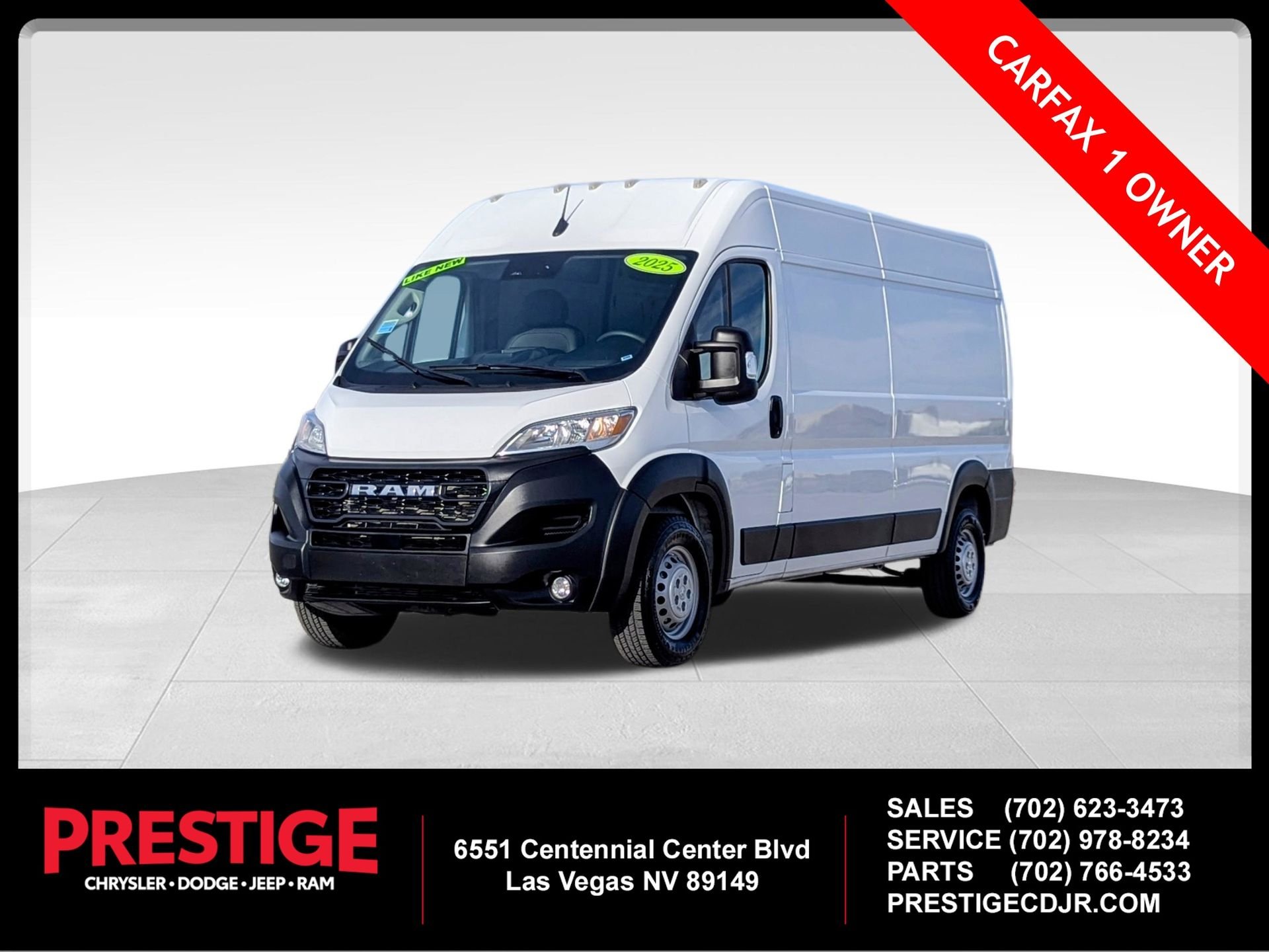 2025 RAM ProMaster Cargo Van Base