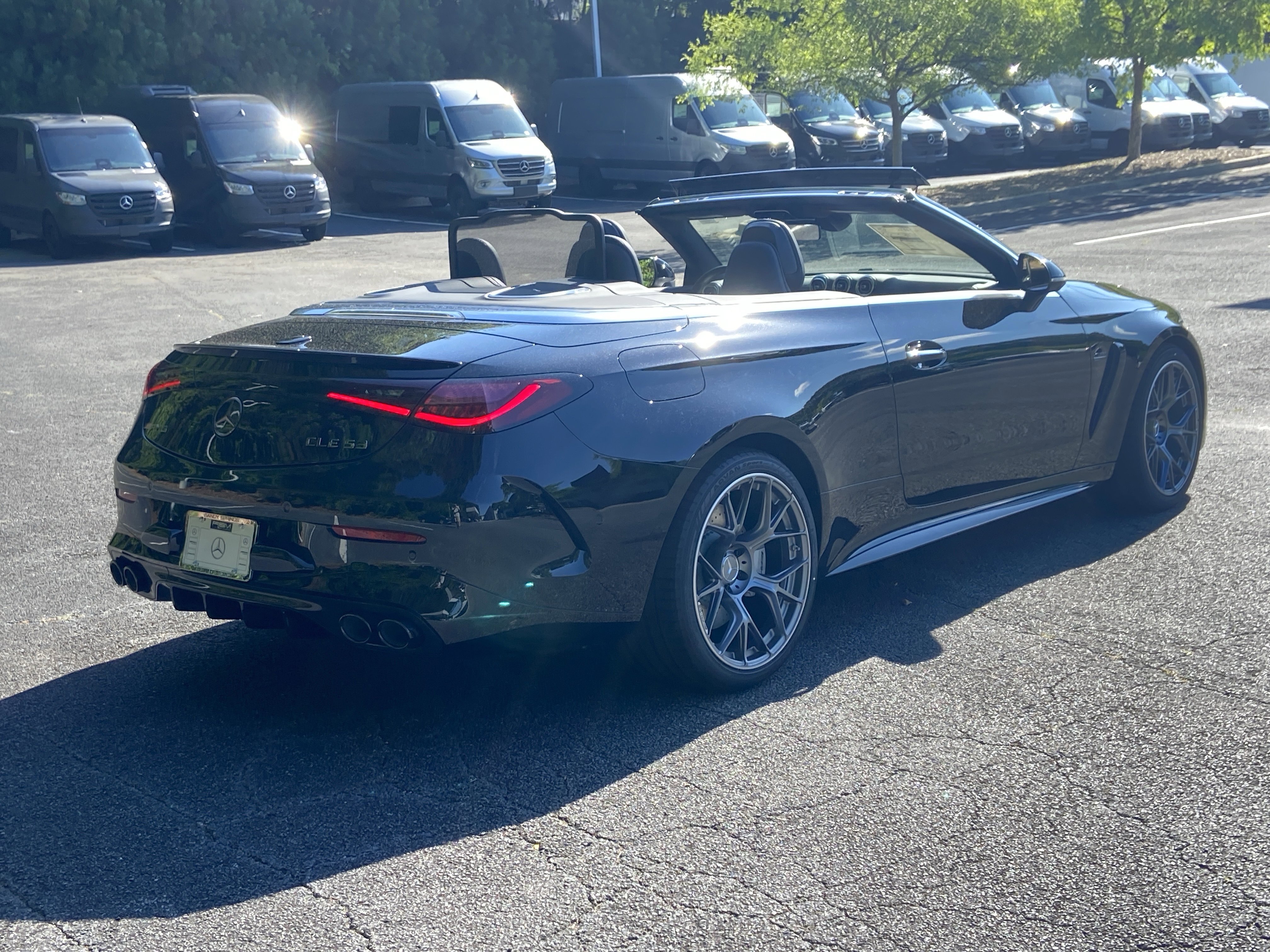 New 2026 Obsidian Black Metallic Mercedes-Benz AMG® CLE 53 4MATIC®+ Cabriolet image 11