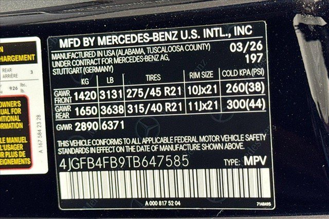 New 2026 Obsidian Black Metallic Mercedes-Benz GLE 350 image 60
