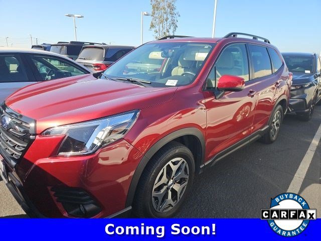 Used 2023 Crimson Red Pearl Subaru Premium image 1