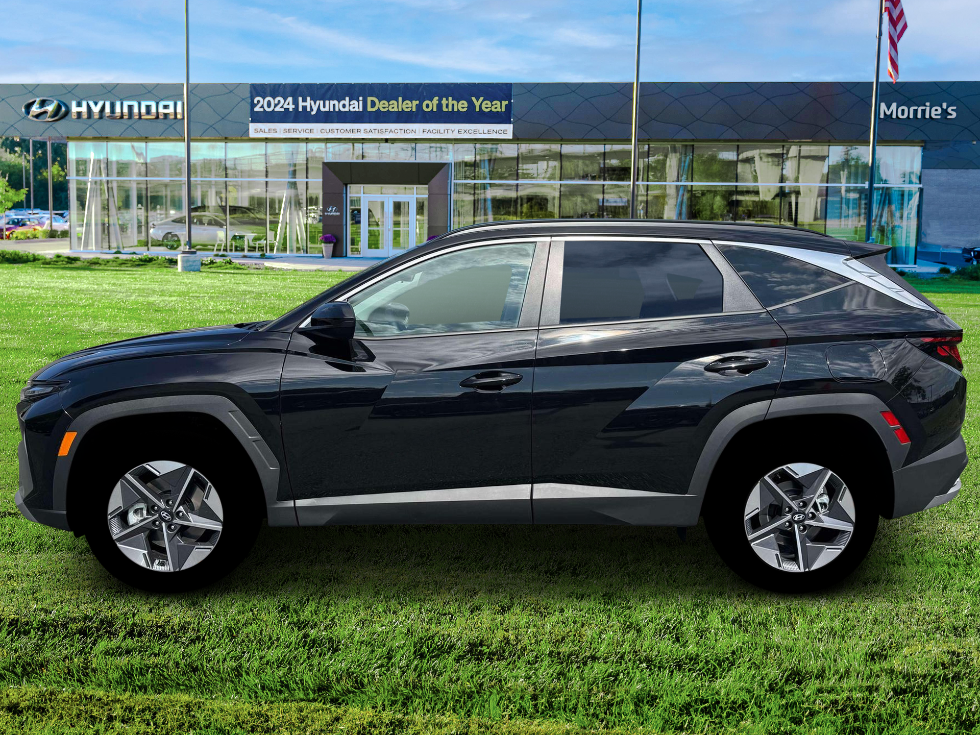 New 2026 Phantom Black Hyundai SEL AWD image 3