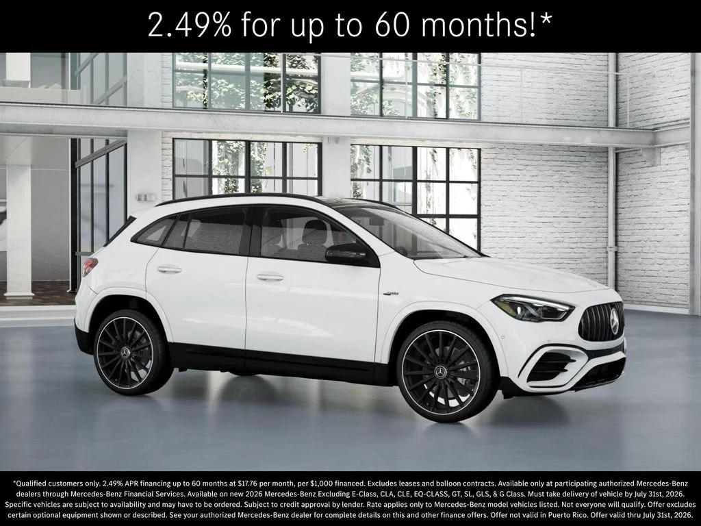New 2026 Polar White Mercedes-Benz AMG® GLA 35 4MATIC SUV image 55
