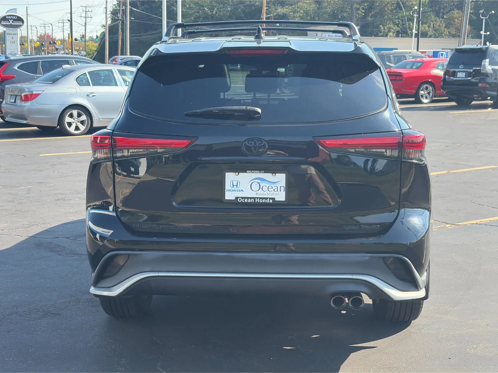 Used 2021 Midnight Black Metallic Toyota XSE image 4