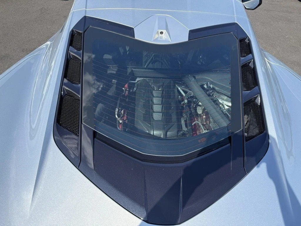 Used 2024 Silver Flare Metallic Chevrolet 2dr Stingray Coupe w/1LT & 20-Spoke Black Wheels image 8