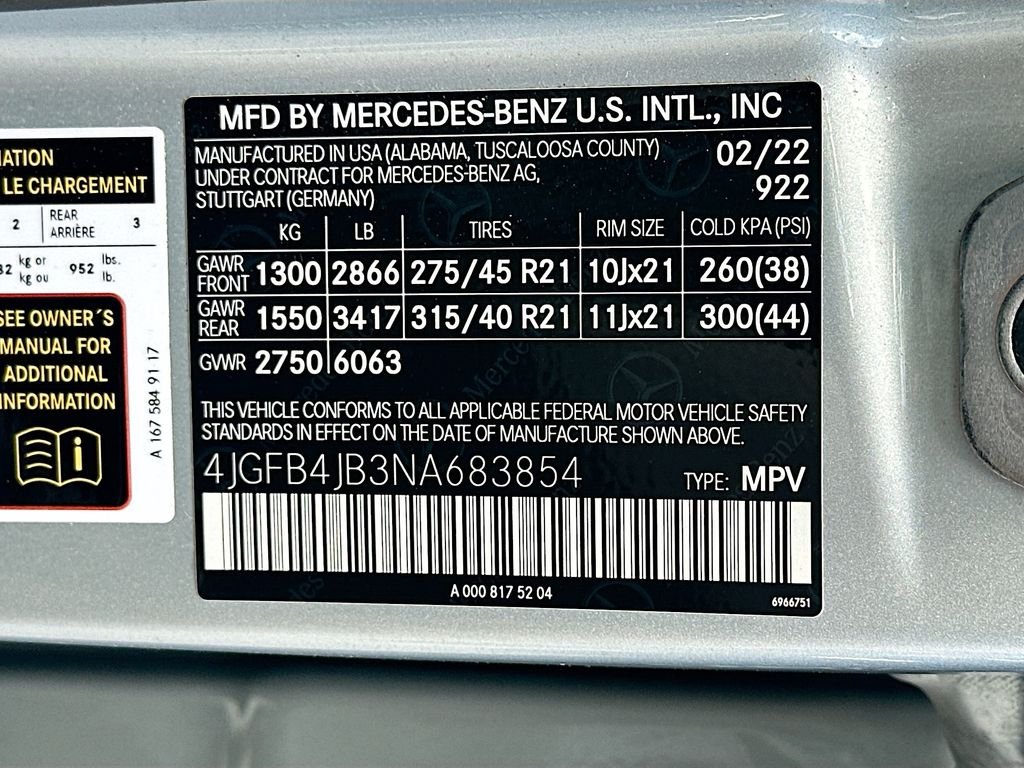 Certified Used 2022 Cirrus Silver Metallic Mercedes-Benz GLE 350 image 33
