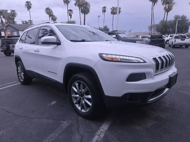 Used 2017 White Jeep Limited image 1