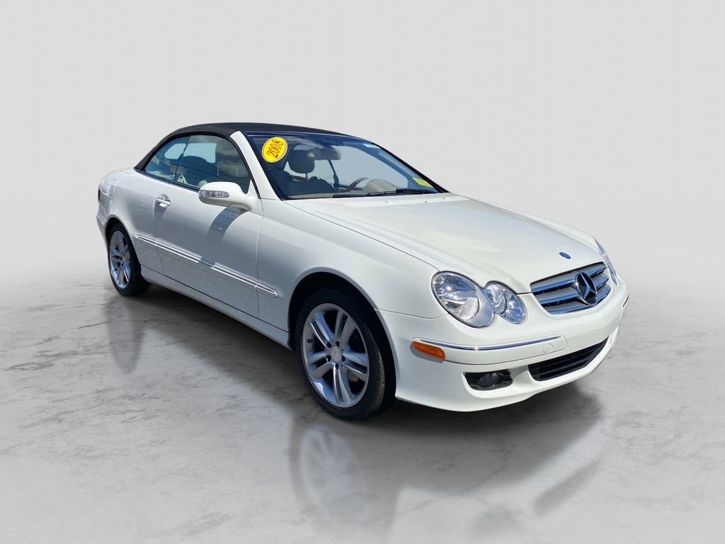 Used 2008 White Mercedes-Benz CLK 350 image 7