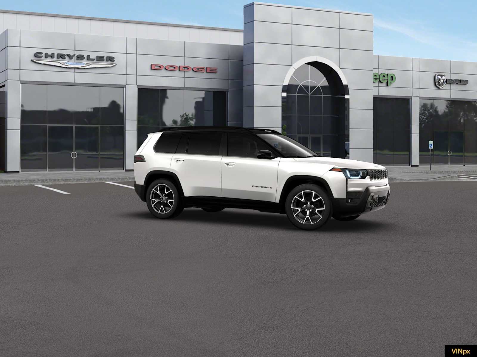 New 2026 Bright White Clear-Coat Exterior Paint Jeep Overland image 10