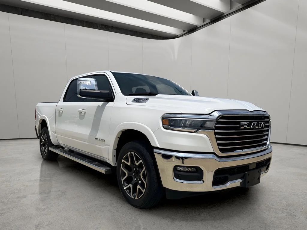 Used 2025 Bright White Clearcoat Ram Laramie image 11