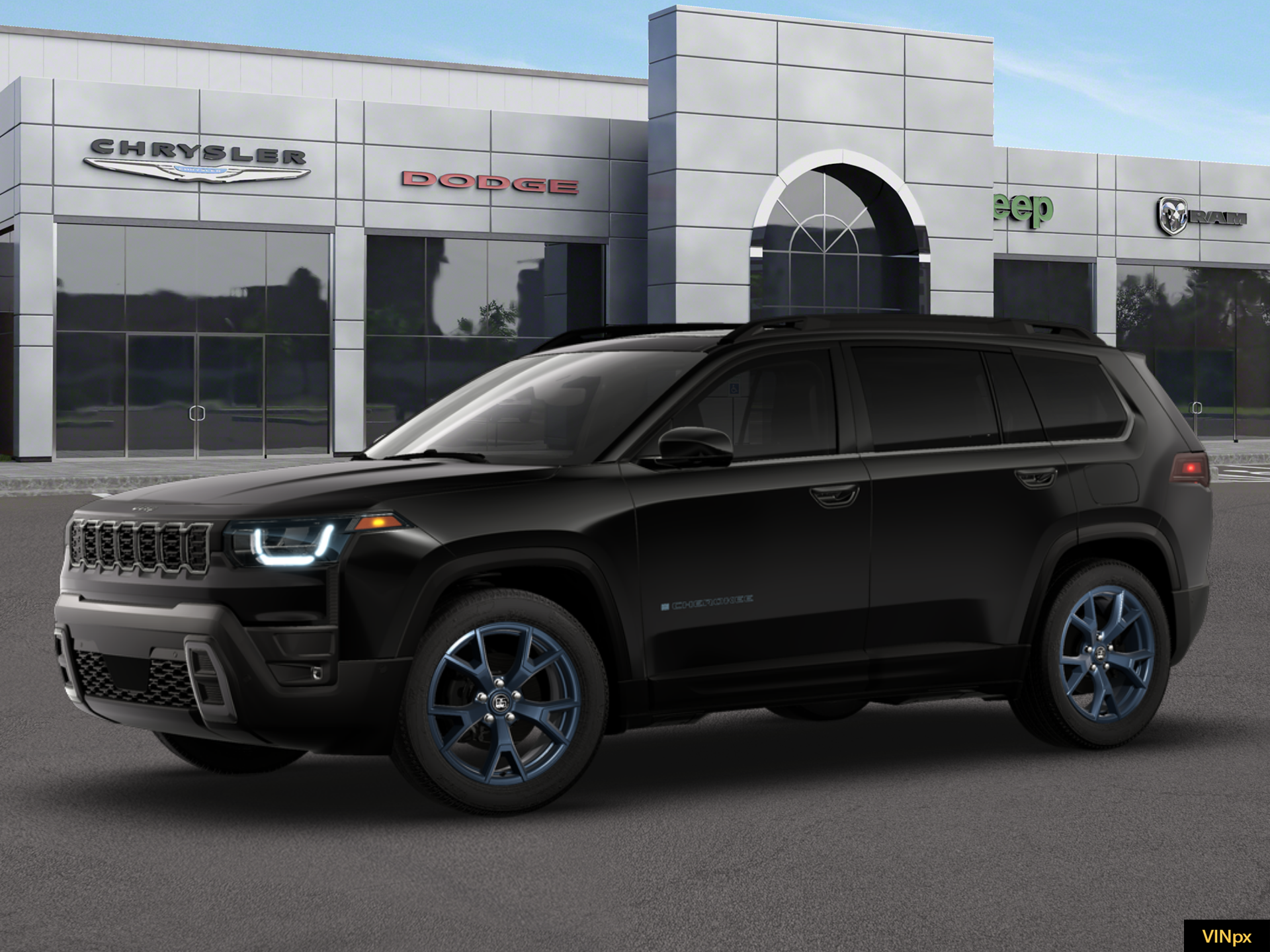 New 2026 Diamond Black Crystal Pearl-Coat Exterior Paint Jeep 85th Anniversary 4x4 image 14