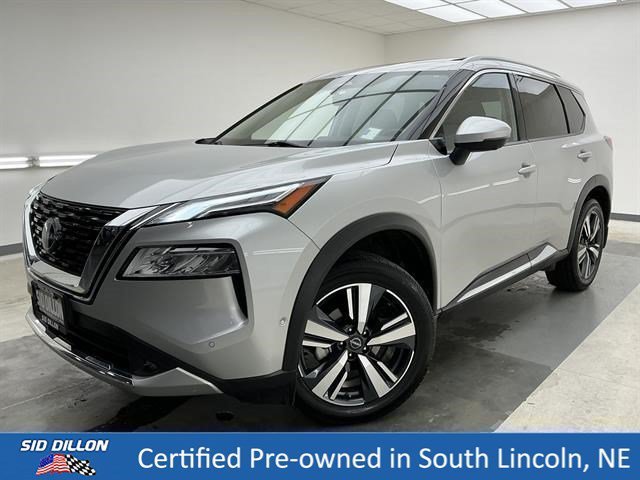Brilliant Silver Metallic 2022 Nissan Rogue SUV / Crossover All-Wheel Drive Continuously Variable Transmission