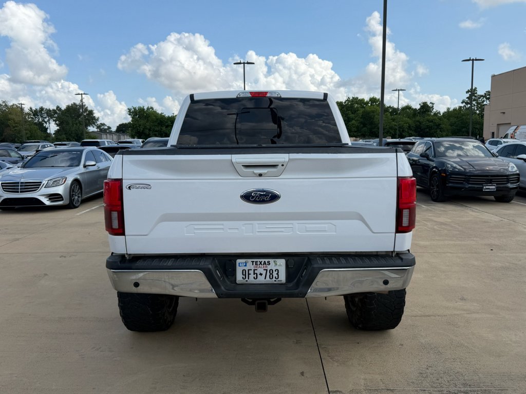 Used 2018 White Platinum Metallic Tri-Coat Ford LARIAT image 5
