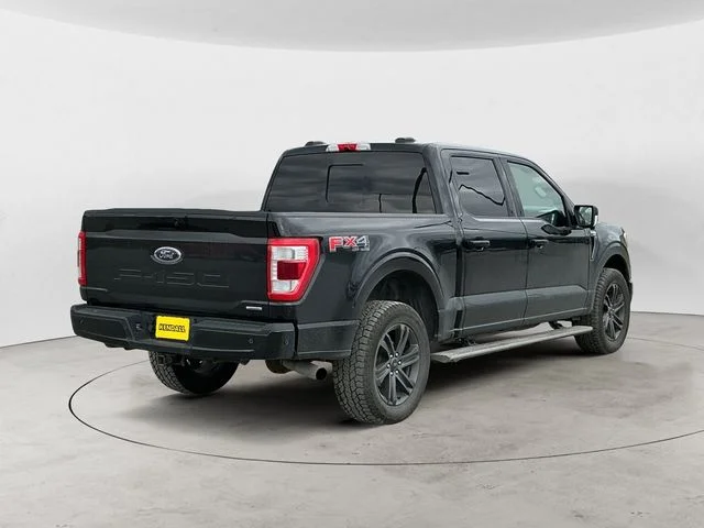 Used 2021 Agate Black Metallic Ford Lariat image 5