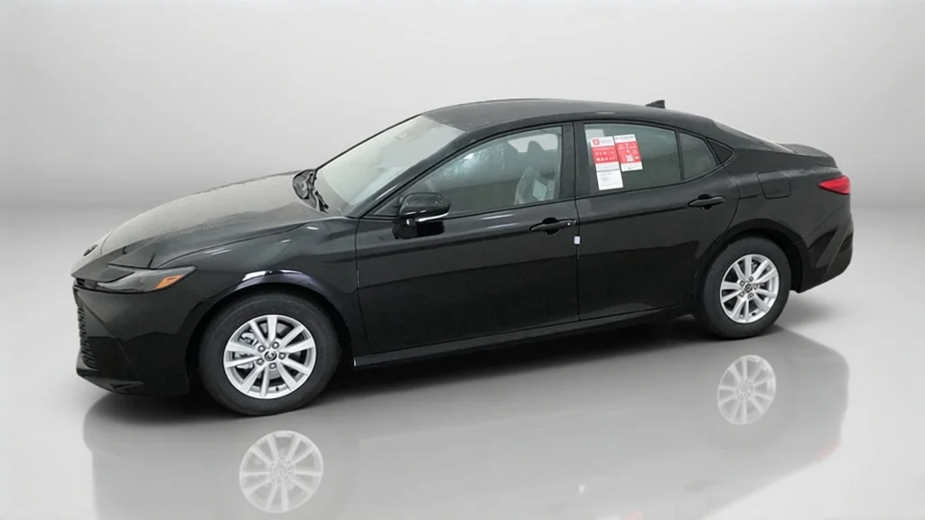 New 2026 Midnight Black Metallic Toyota LE image 3