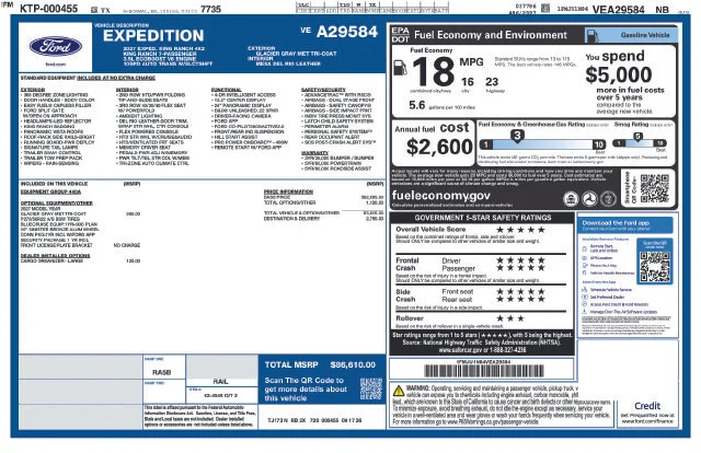 New 2027 Glacier Gray Metallic Tri-Coat Ford King Ranch image 4